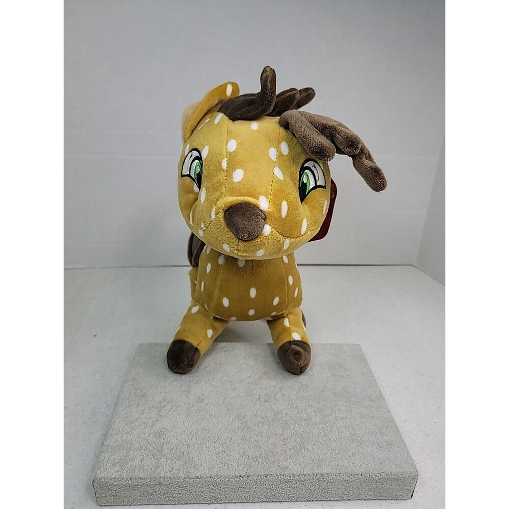 Kellytoy Dasher  Reindeer Plush 14" Santa Christmas Gold Holiday 2019